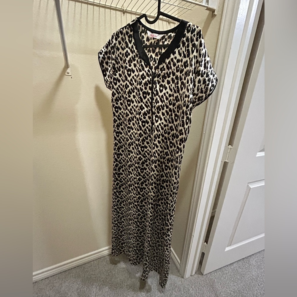 Leopard Print Maxi Dress